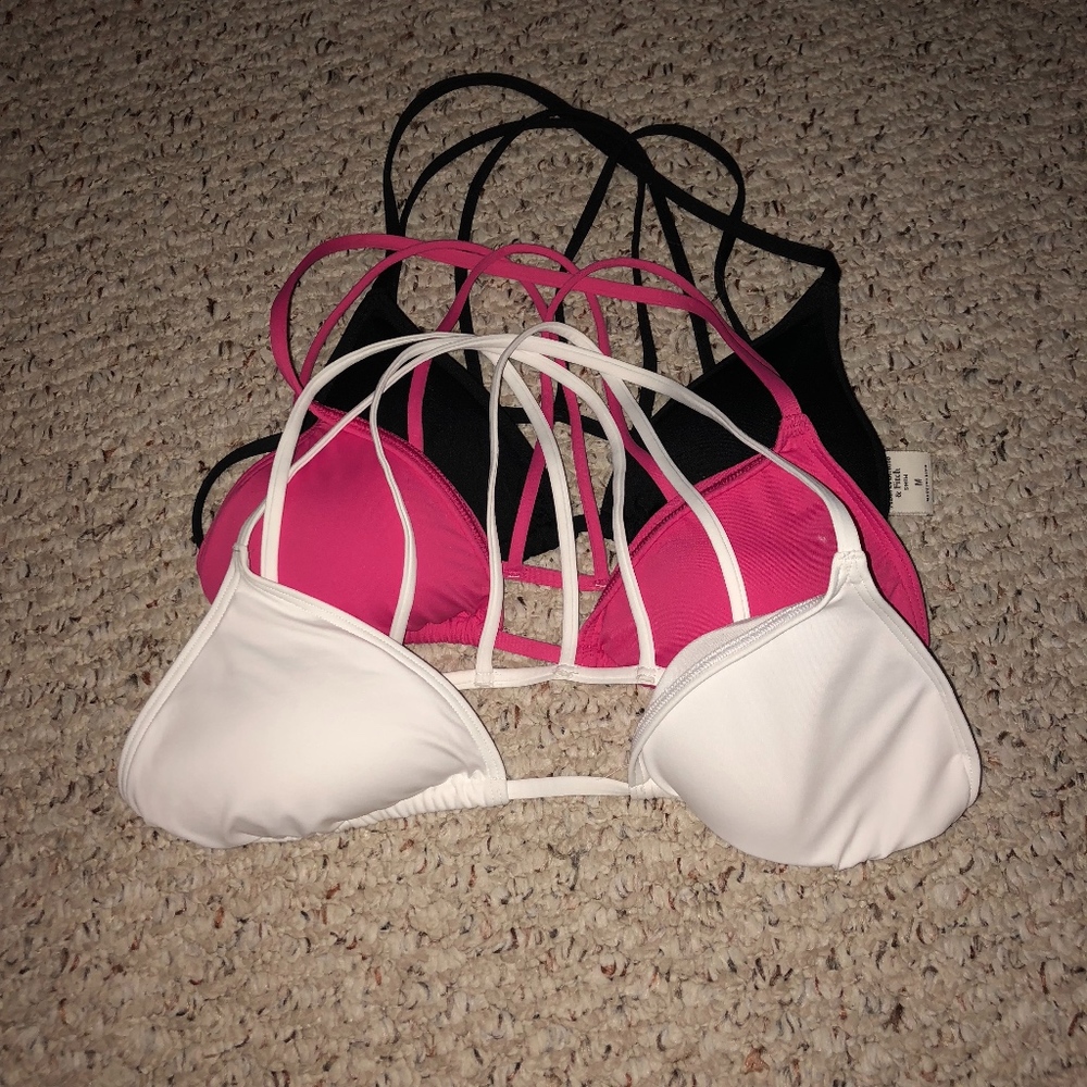 A&F Bikini Top Bundle Of 3